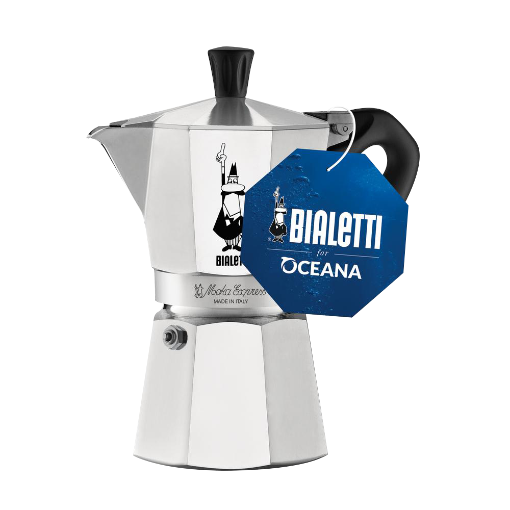 Bialetti Oceana Moka Express 3-6 cup (Stovetop)